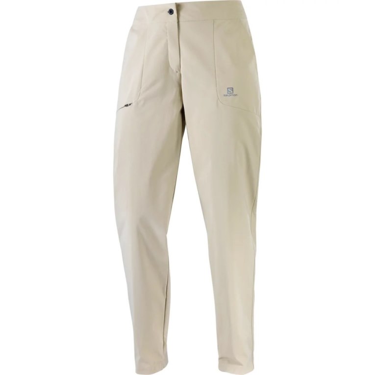 Calças Esportivas Salomon Wayfarer City Feminino Creme | PT W20743